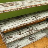 Gustavian painted shelves