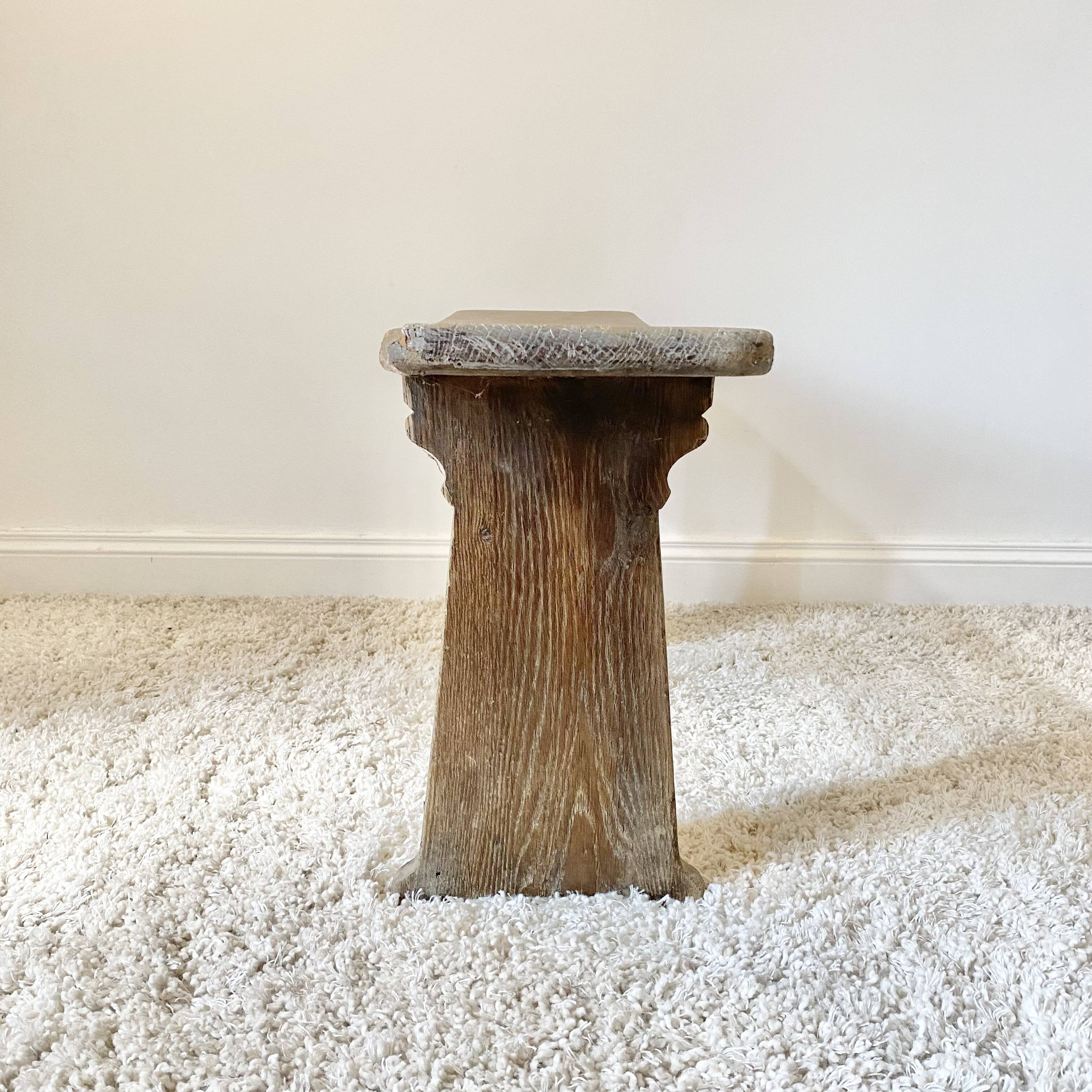 Brutalist farm bench