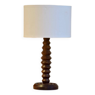 Lampe à poser en bois