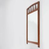 Art Deco mirror in solid wood with facet cut mirror, 1930s