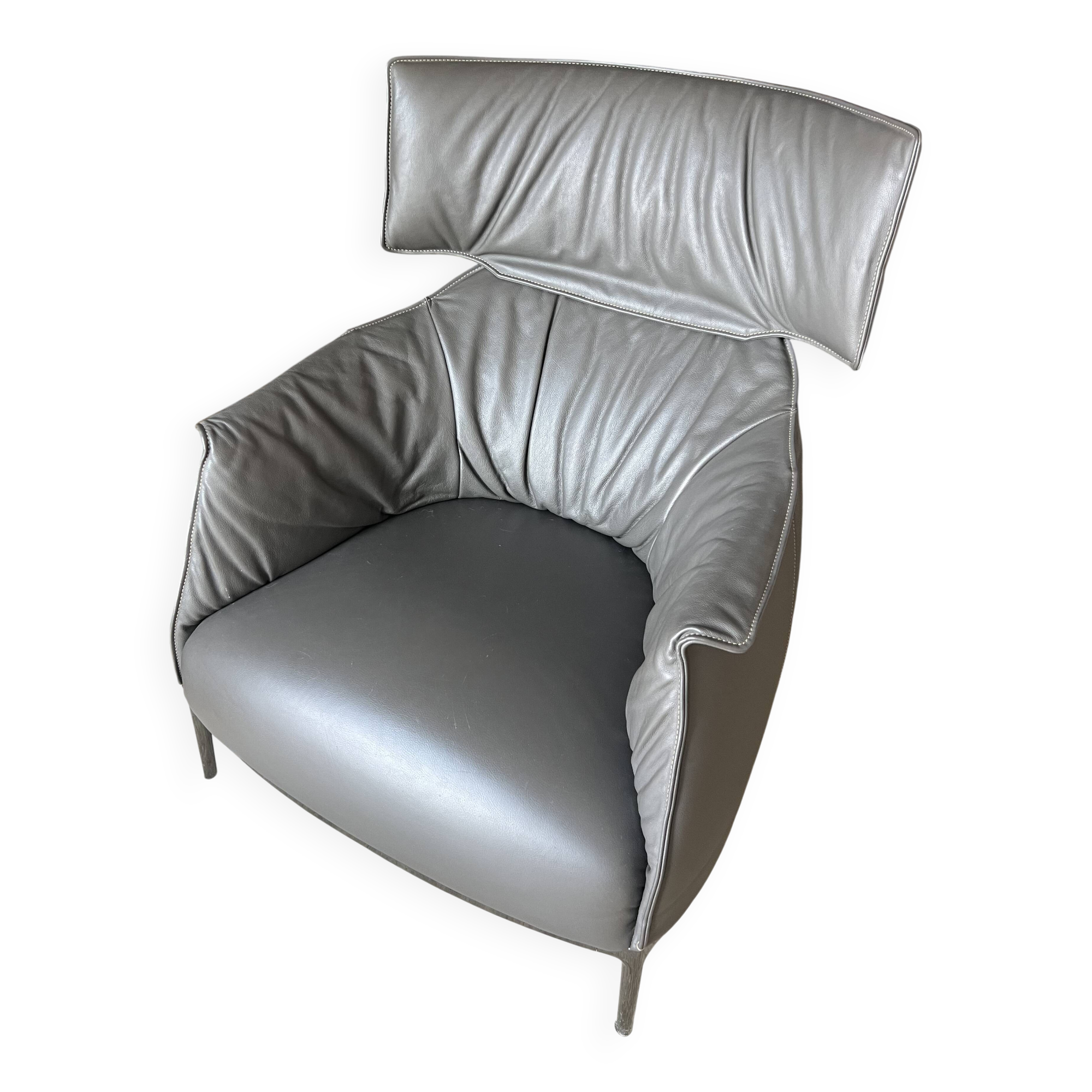 Fauteuil Archibald King poltrona Frau Jean Marie massaud