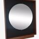 Miroir scandinave entourage bois avec rétro éclairage