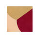 Collage - Loki - H223 - Fushia et Or - Signé Eawy
