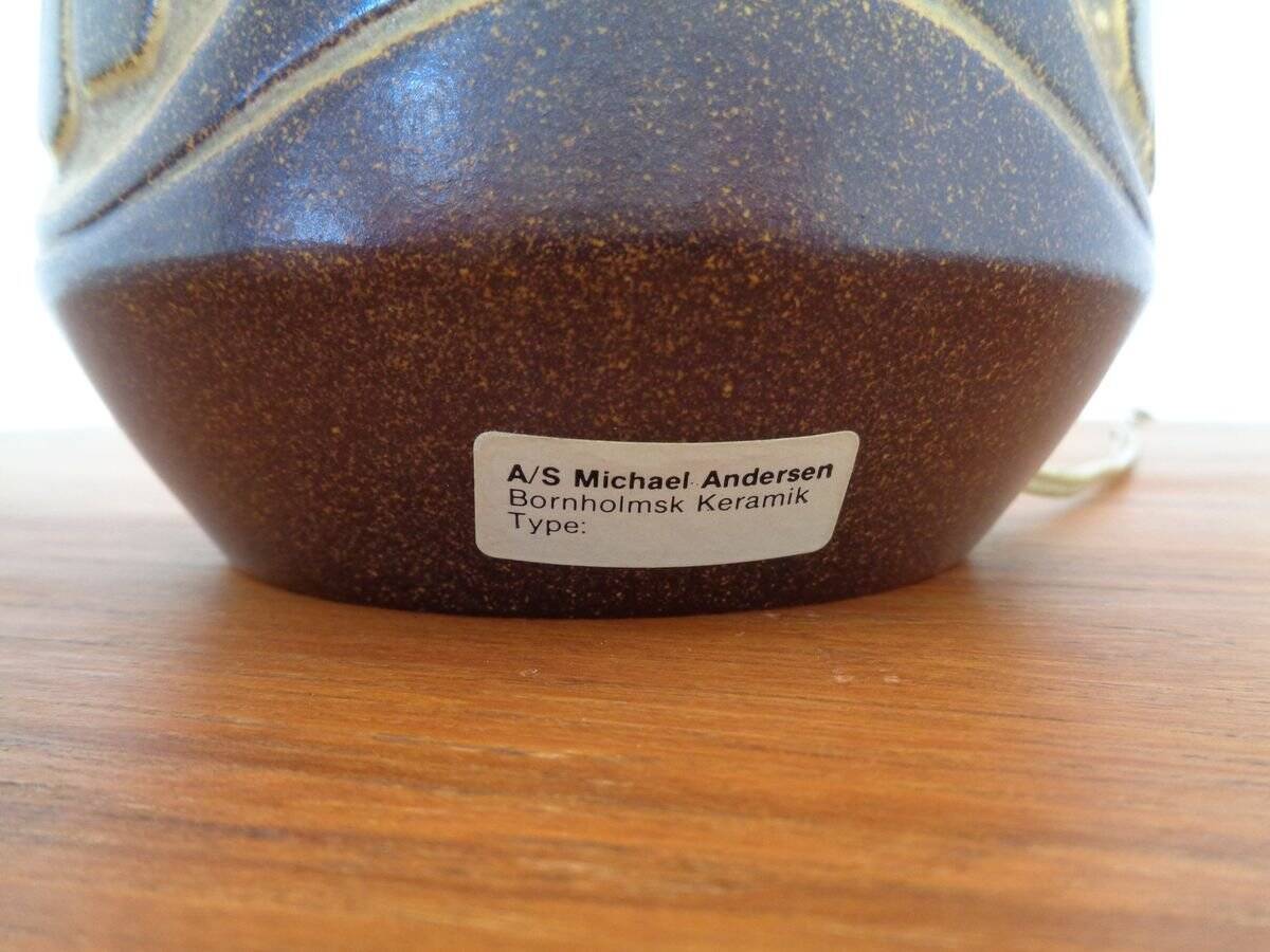 Ceramic Floor Lamp by Michael Andersen & Son for Bornholmsk, 1960s