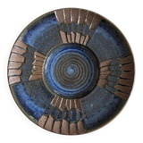 BOWL plate,  MICHAEL ANDERSEN denmark,Stoneware, relief design, centerpiece