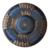 BOWL plate,  MICHAEL ANDERSEN denmark,Stoneware, relief design, centerpiece
