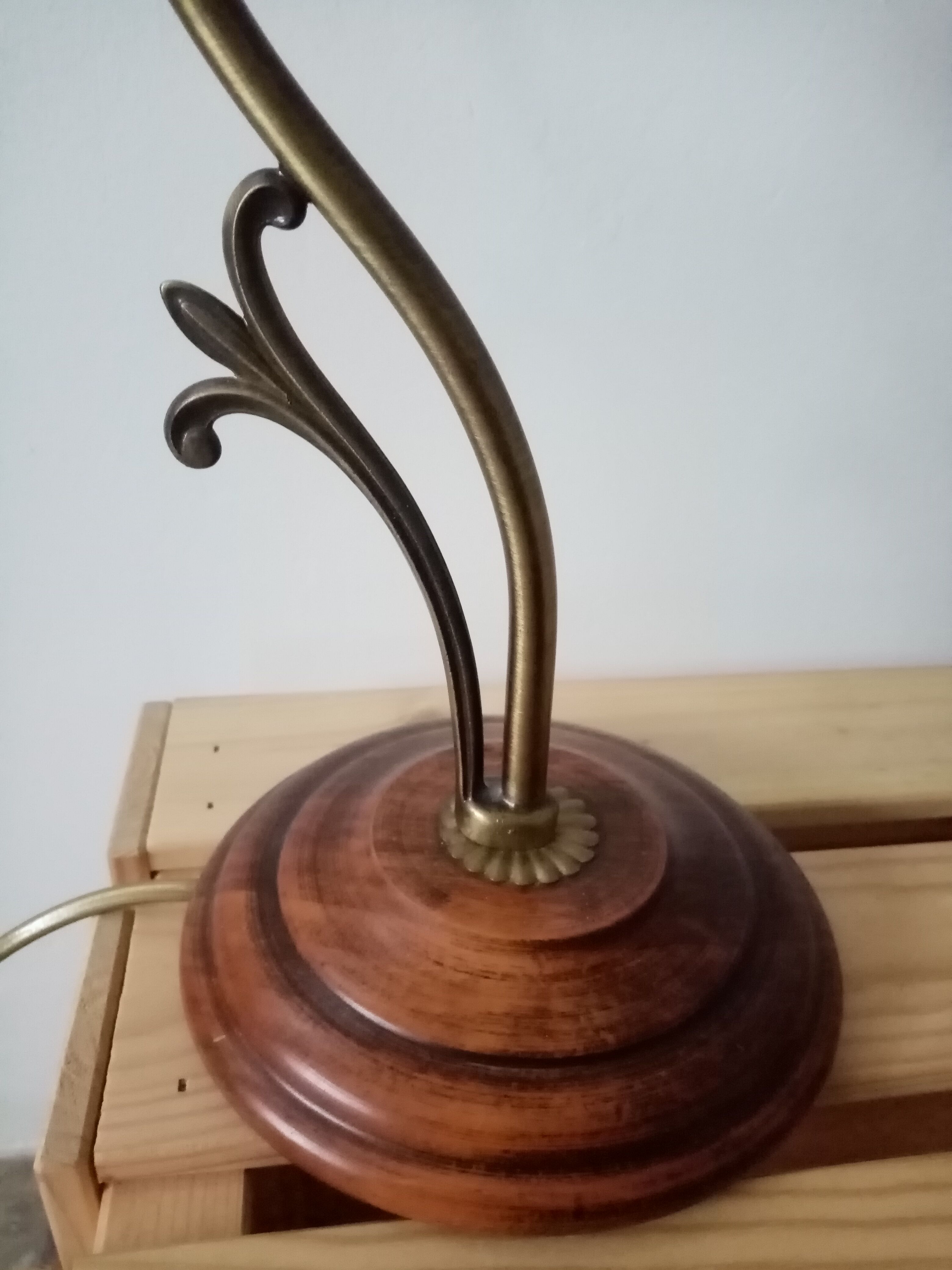 Vintage opaline lamps