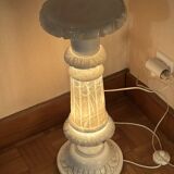 Alabaster column and its luminous basin