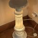 Alabaster column and its luminous basin
