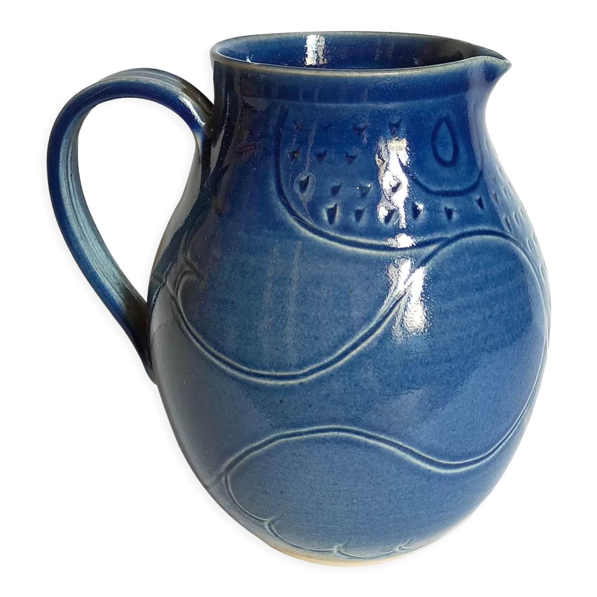 Vintage ceramic zoomorphic potter's pitcher