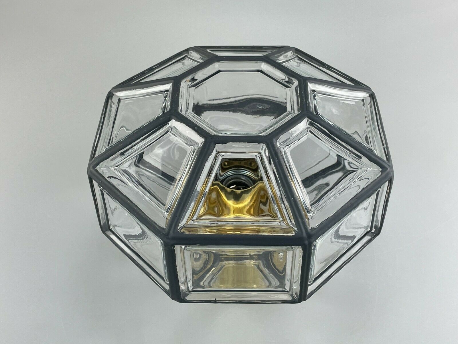 60s 70s lamp light ceiling lamp Limburg glass space age design 60s 70s