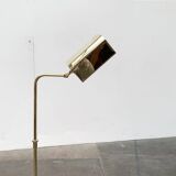 German Vintage Floor Lamp in Hollywood Regency Style in Brass by Florian Schulz