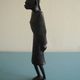 old wooden statuette african art ethnic vintage African wooden statue
