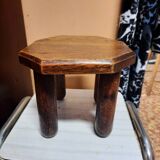 Solid oak stool