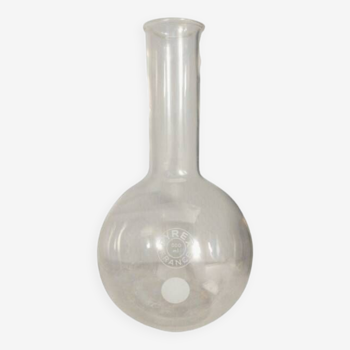 Vase ballon fond rond chimie verrerie rétro curiosité