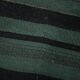 Tapis Kilim vintage vert et noir, 86x86 cm