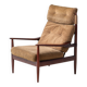 Fauteuil moutarde par BEKA, années 1960