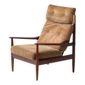 Fauteuil moutarde par BEKA, années 1960