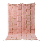 Tapis berbère en laine pure fait main artisanale taille 2/3 m