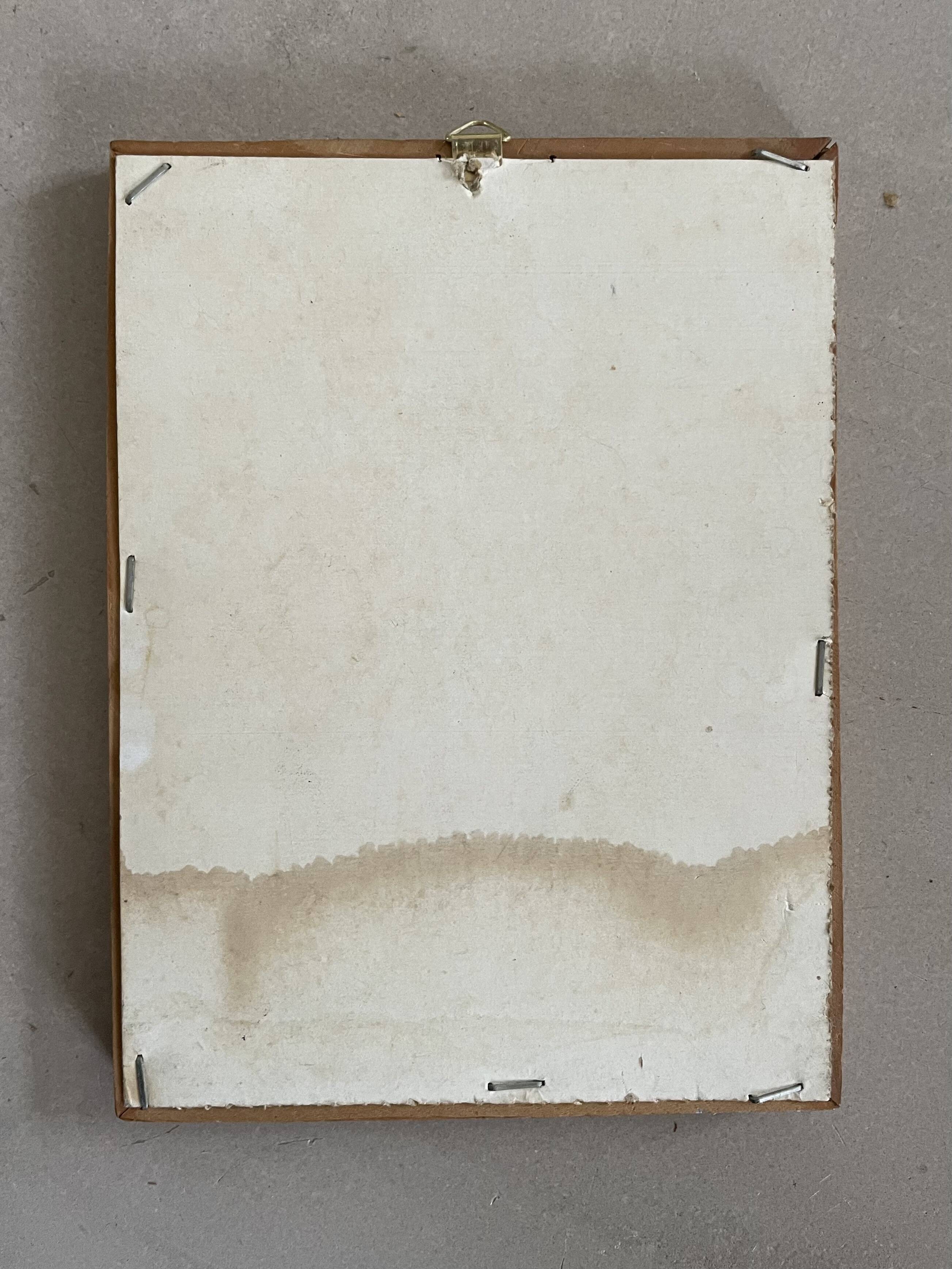 Petit miroir mural en bois 15x20cm