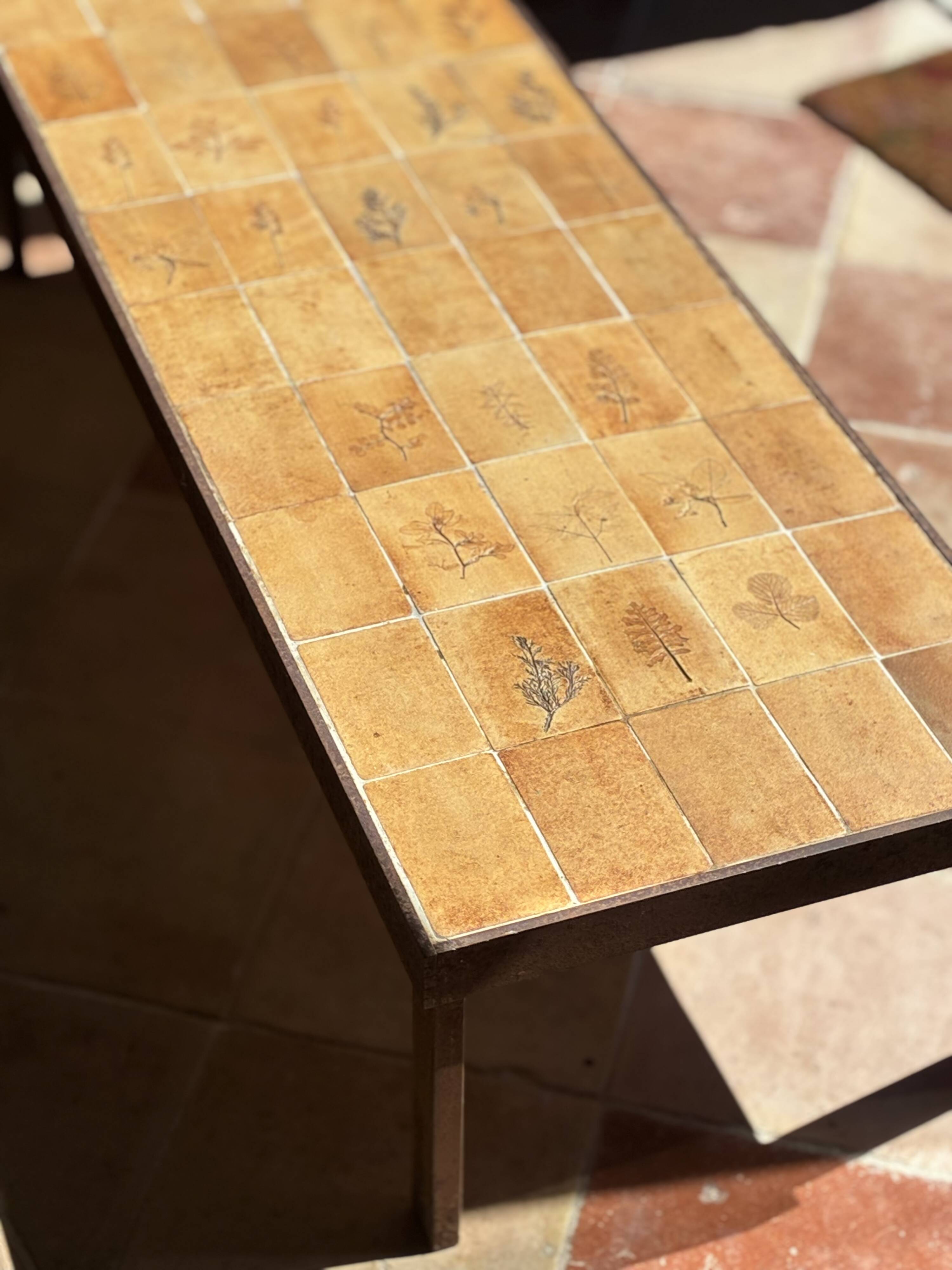 Table basse herbier capron