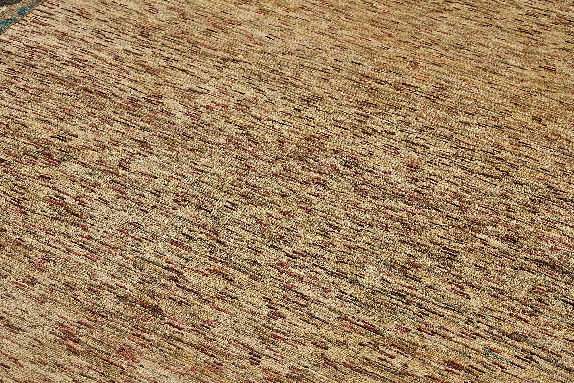 Turkish Handknotted Wool Oushak Rug 202 cm x 304 cm