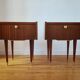 Paire de tables de chevet Mid-Century
