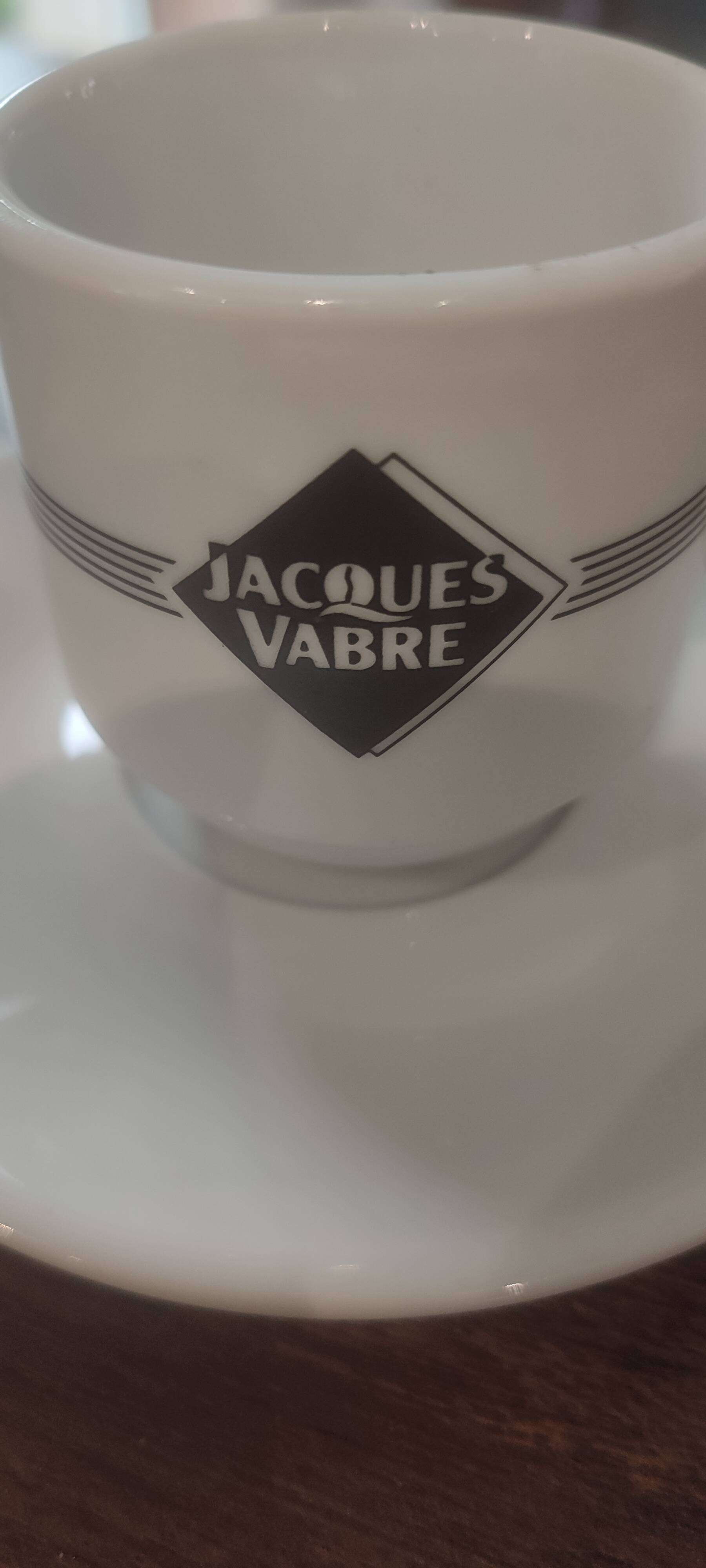 Lot of 6 vintage Jacques Vabre cups and 7 saucers from the 70s/80s.