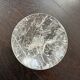 Natural rock crystal plate, anonymous, circa 1970.