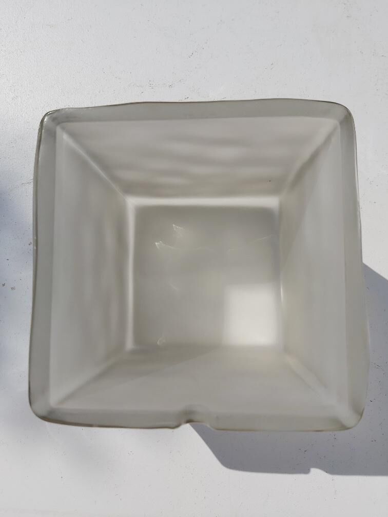 2 Ikea glass ice lamps, 80s