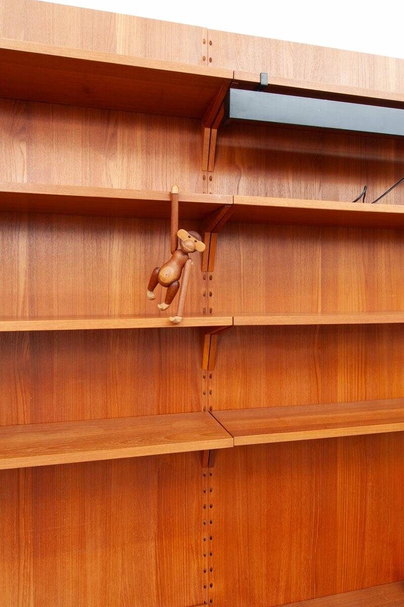 Royal mid-century teak wall unit by Poul Cadovius for Cado, 1960s