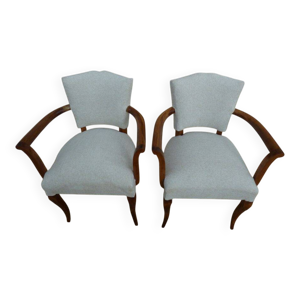 2 Fauteuils bridges chic