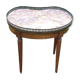 Bedside table with marble