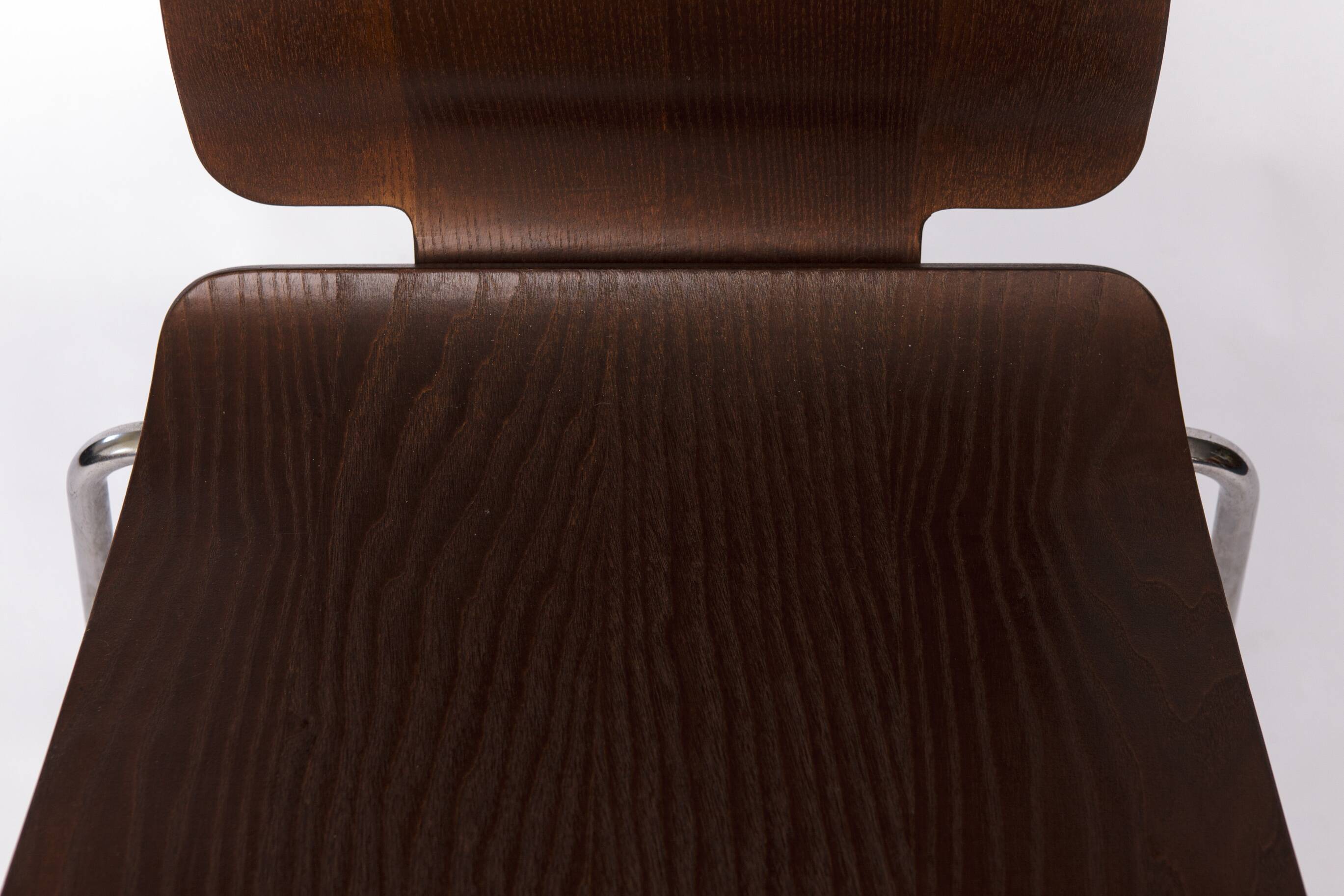 IKEA Gilbert Chair – 1990s Vintage Stackable Dining Chair, Teak Plywood