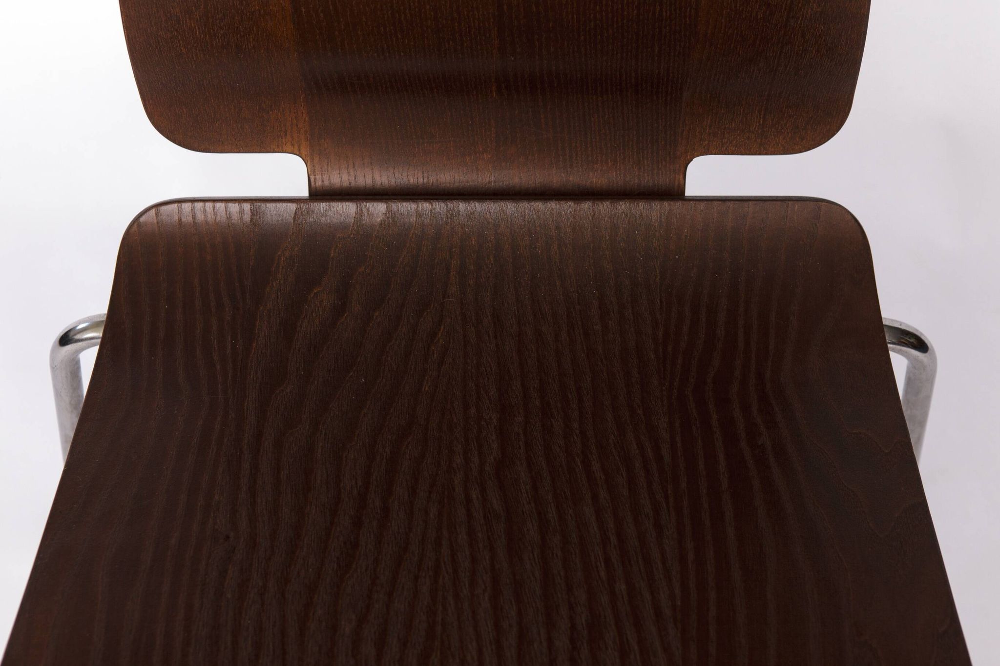 Chaise Gilbert IKEA – Chaise de salle à manger empilable vintage des années 1990, contreplaqué de teck