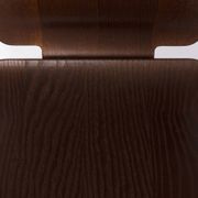 Chaise Gilbert IKEA – Chaise de salle à manger empilable vintage des années 1990, contreplaqué de teck