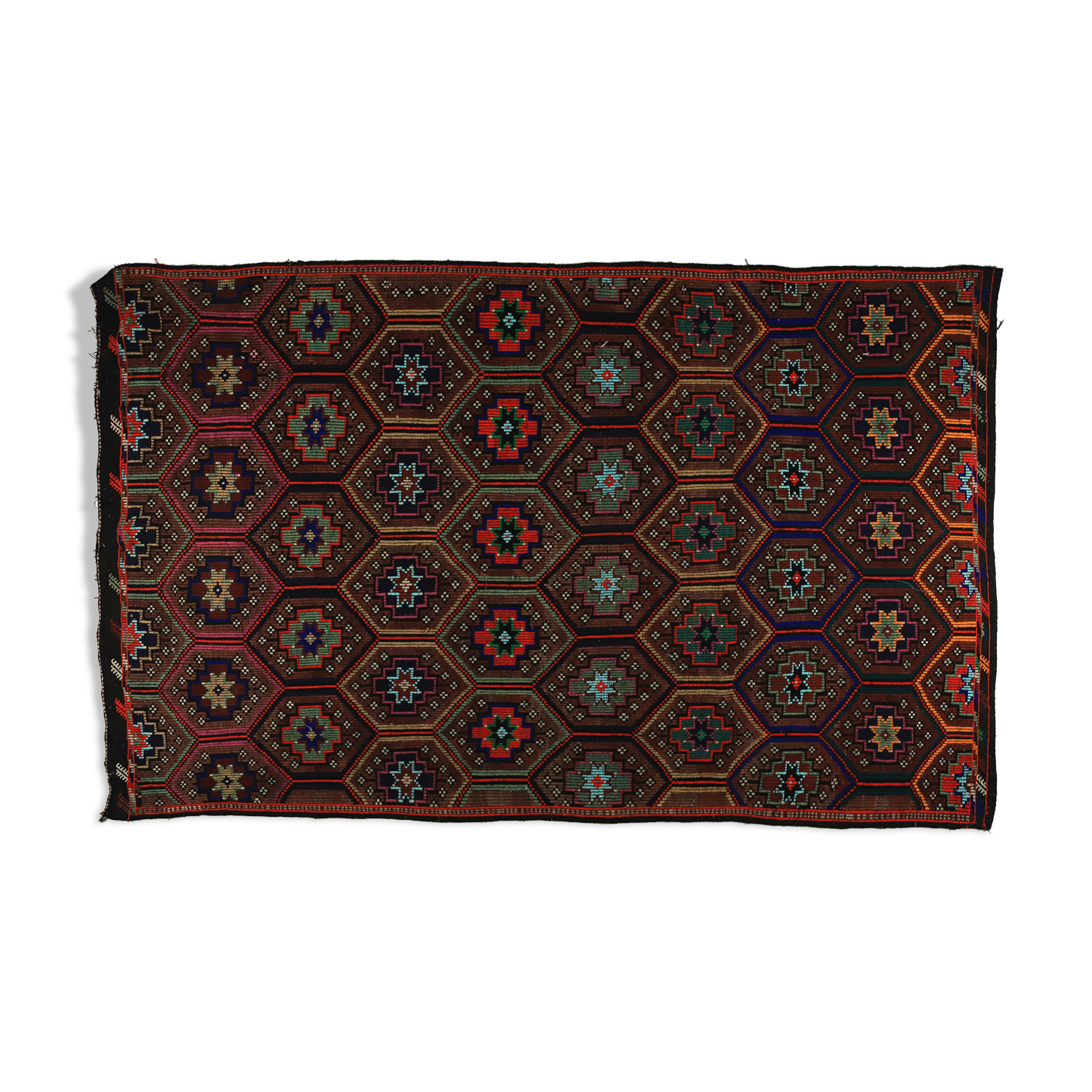 Anatolian handmade kilim rug 318 cm x 193 cm