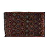 Tapis kilim anatolien fait à la main 318 cm x 193 cm