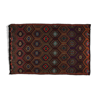 Tapis kilim anatolien fait à la main 318 cm x 193 cm