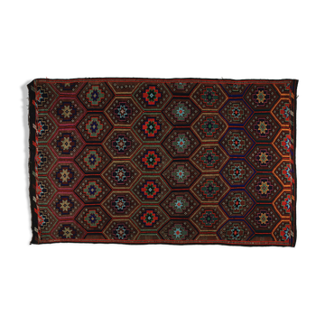 Tapis kilim anatolien fait à la main 318 cm x 193 cm