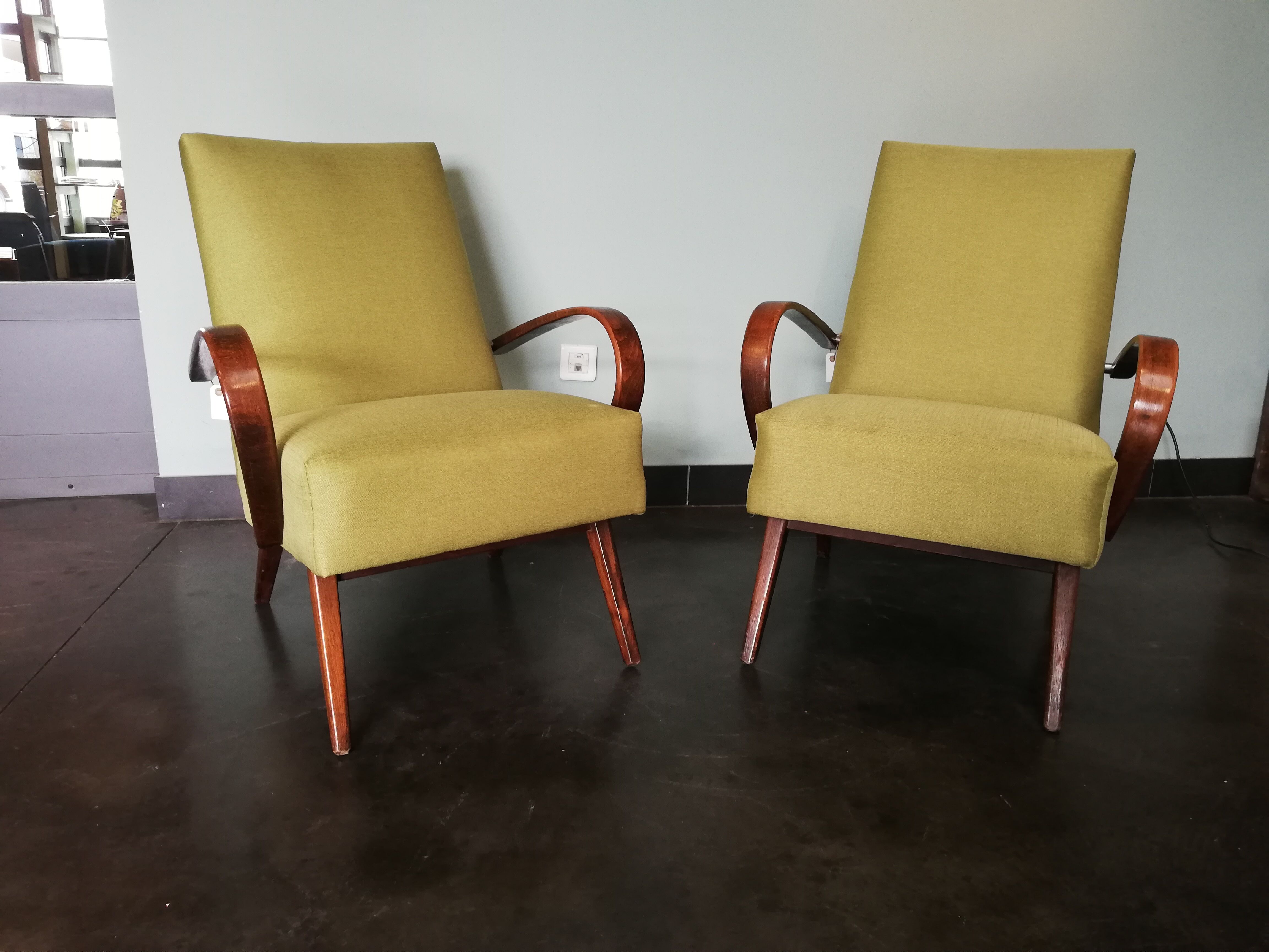 Pair of armchairs, Czechoslovakia 50