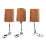 3 table lamps by A. Tonello and A. Montagna Grillo 1970