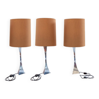 3 lampes de table par A. Tonello et A. Montagna Grillo 1970