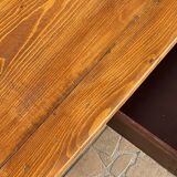 Vintage wooden farm coffee table