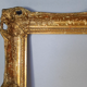 Old frame Louis XV style foliage 44x34cm gilded stucco wood SB170