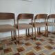 Chaises traîneau baumann scandinaves