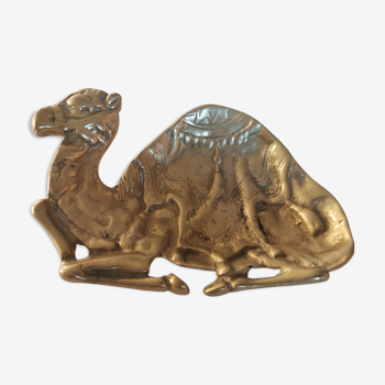 Camel ethnic copper ashtray
