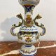 Faience vase from Desvres, Les Sables d'Olonne, late 19th century.
