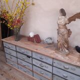 Industrial sideboard with 16 drawers