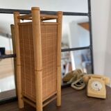 Vintage bamboo table lamp